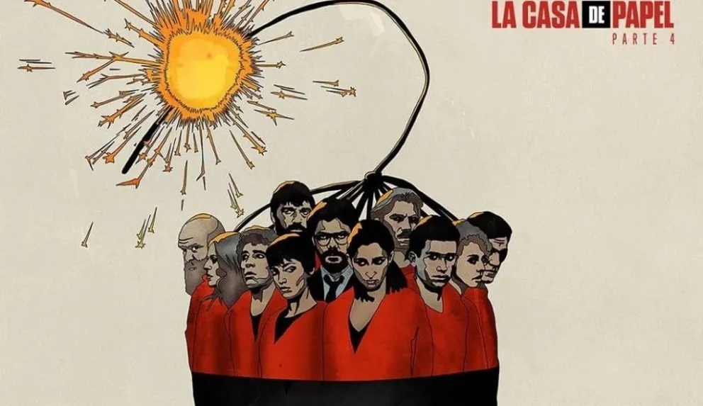 Cuarta Temporada de La Casa de Papel. Fuente: (Instagram)