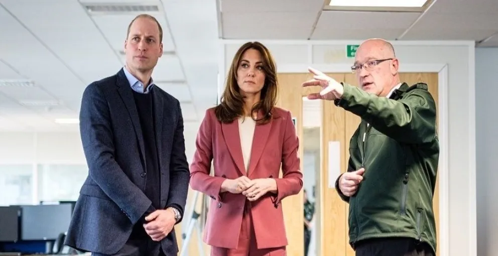 Príncipe William junto a Kate Middleton. Fuente: (Instagram)