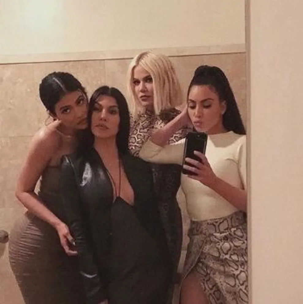 Hermanas Kardashian (Fuente: Instagram Kim Kardashian)