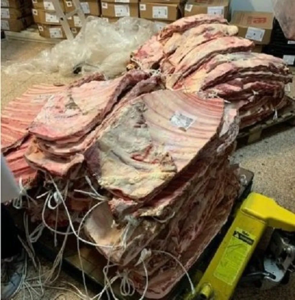 Carne podrida para vender