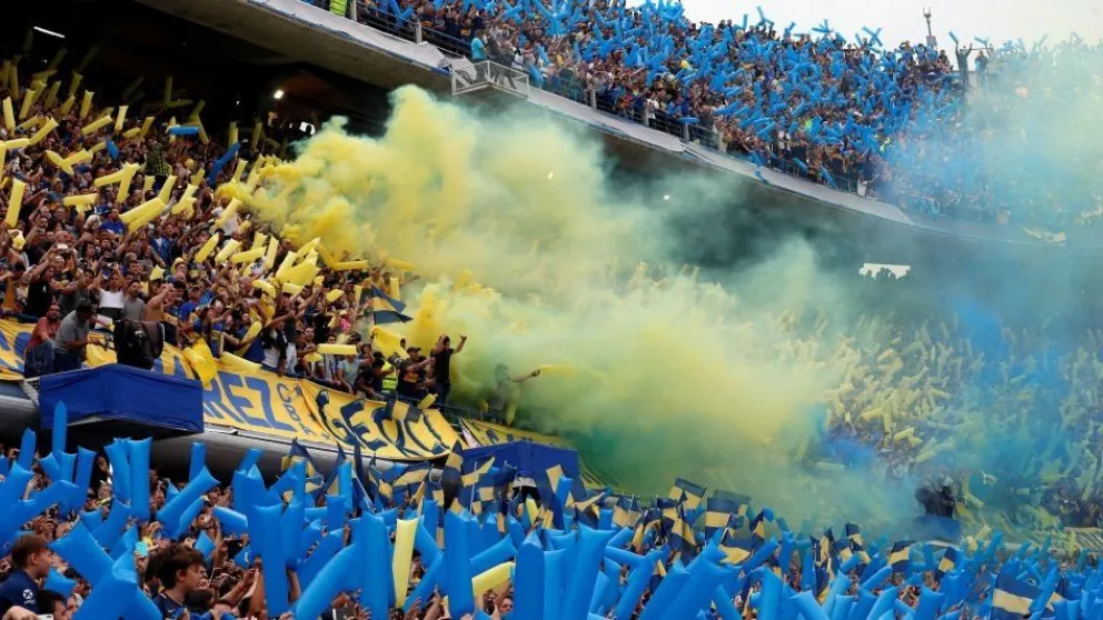 Hinchada de Boca Juniors. Fuente: (Instagram)