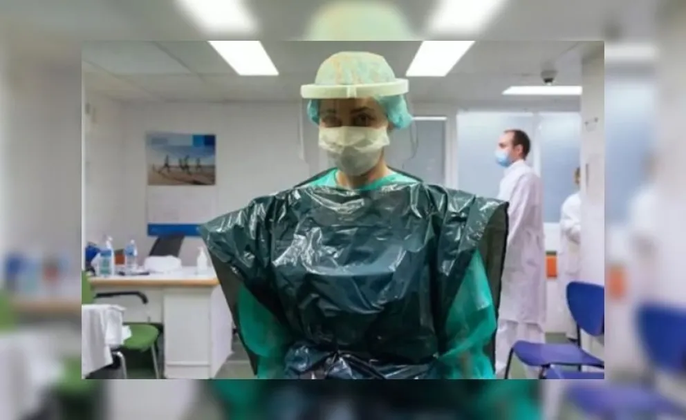 En medio del coronavirus, los médicos trabajan en las peores condiciones: “Bolsas de basura en la cabeza”