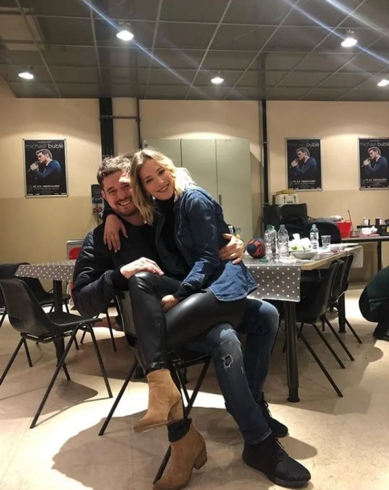 Luisana Lopilato y Michael Bublé. Fuente (Instagram)
