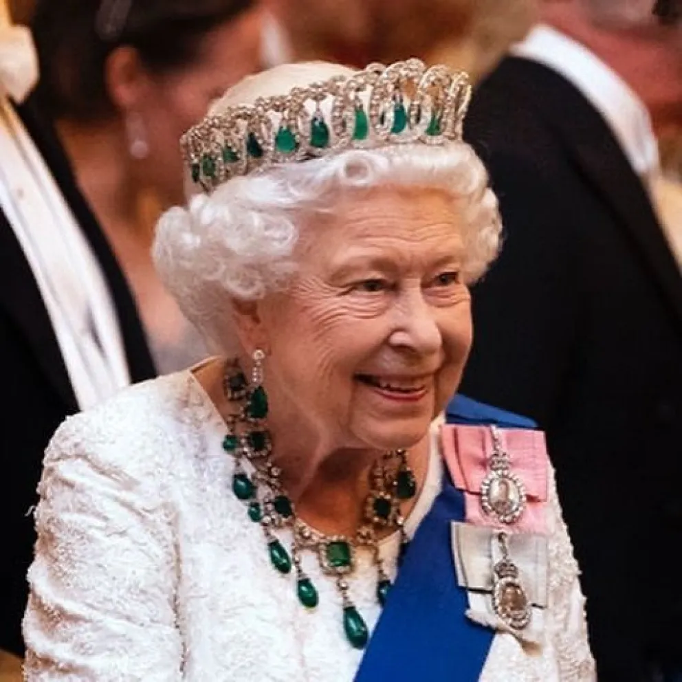 Reina Isabel II (Fuente Instagram). 
