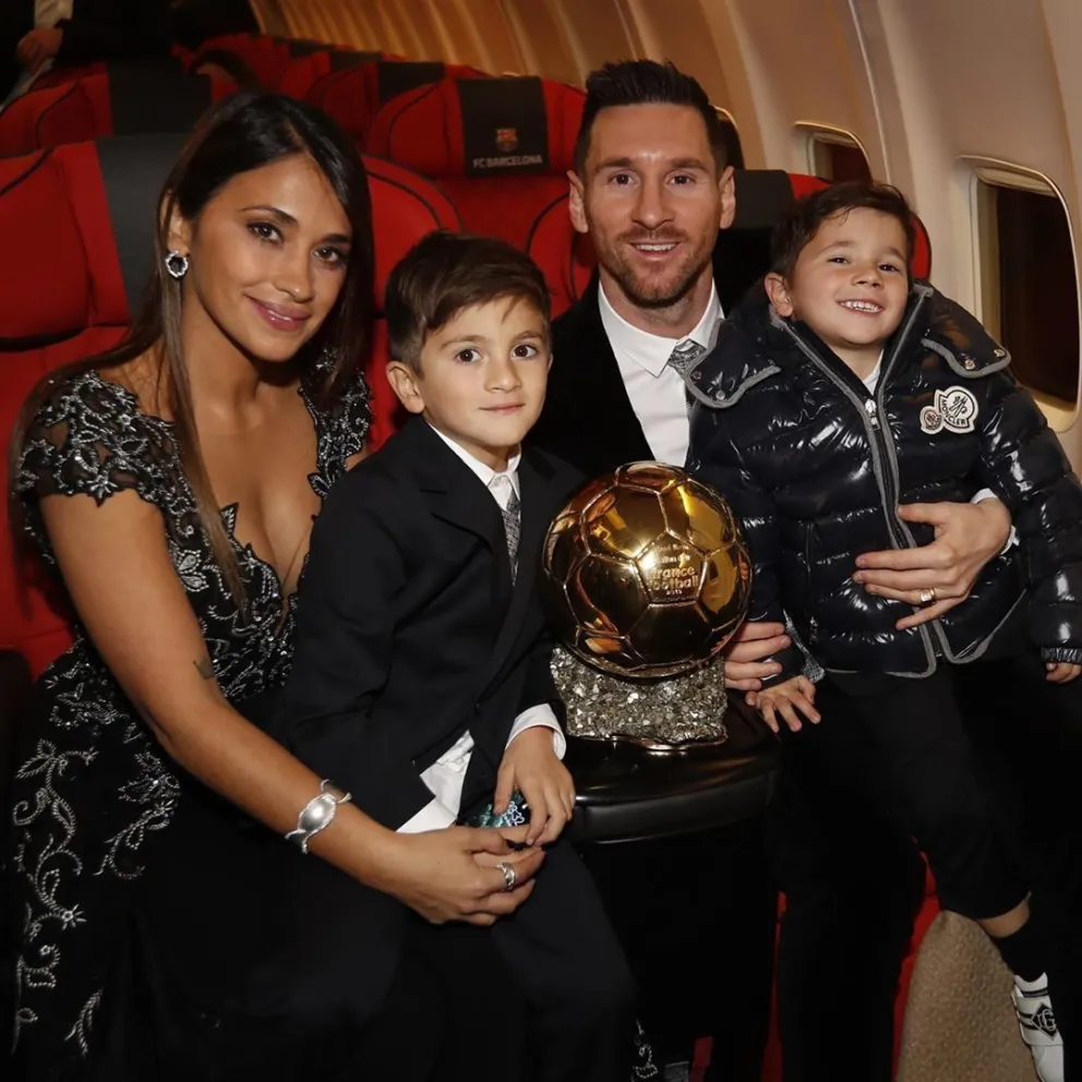 Lionel Messi y su familia. Fuente (Instagram)