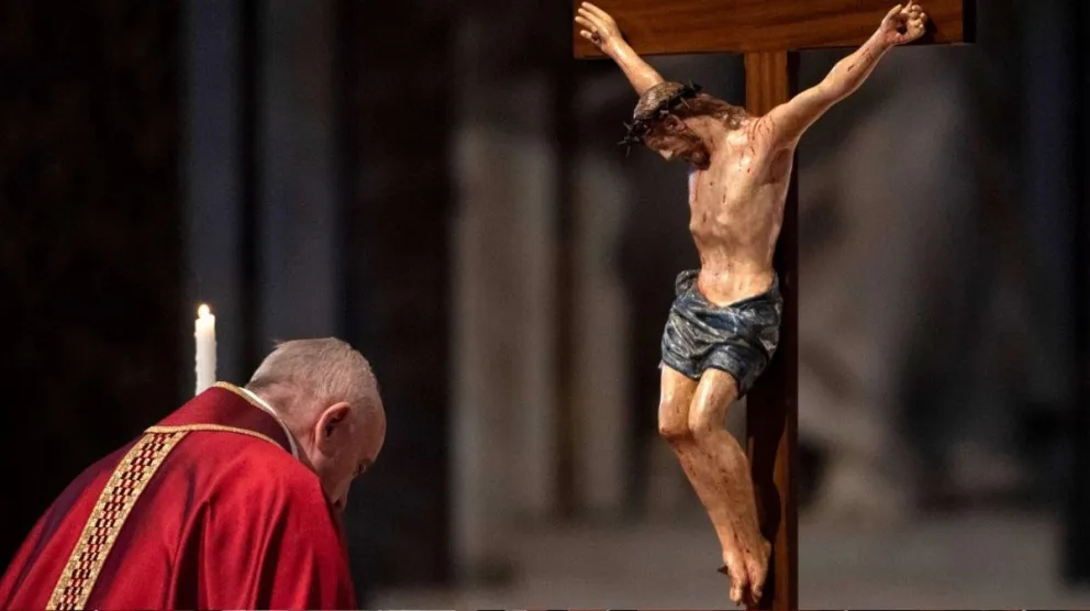Vivo del Vía Crucis del Papa Francisco: un Viernes Santo en pandemia