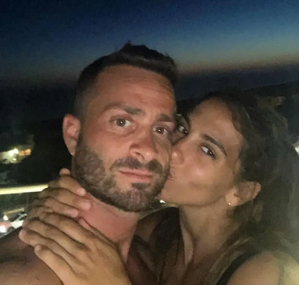 Cinthia Fernández  y Martín Baclini (Fuente Instagram).