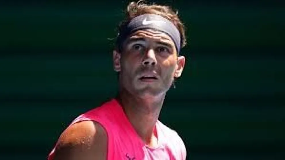 Rafa Nadal hizo un desastre.. (Fuente: Instagram)