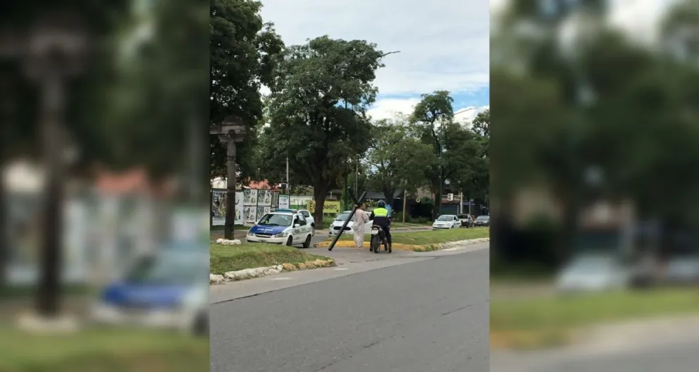 ¡Ver para creer! Violó la cuarentena vestido de Jesucristo