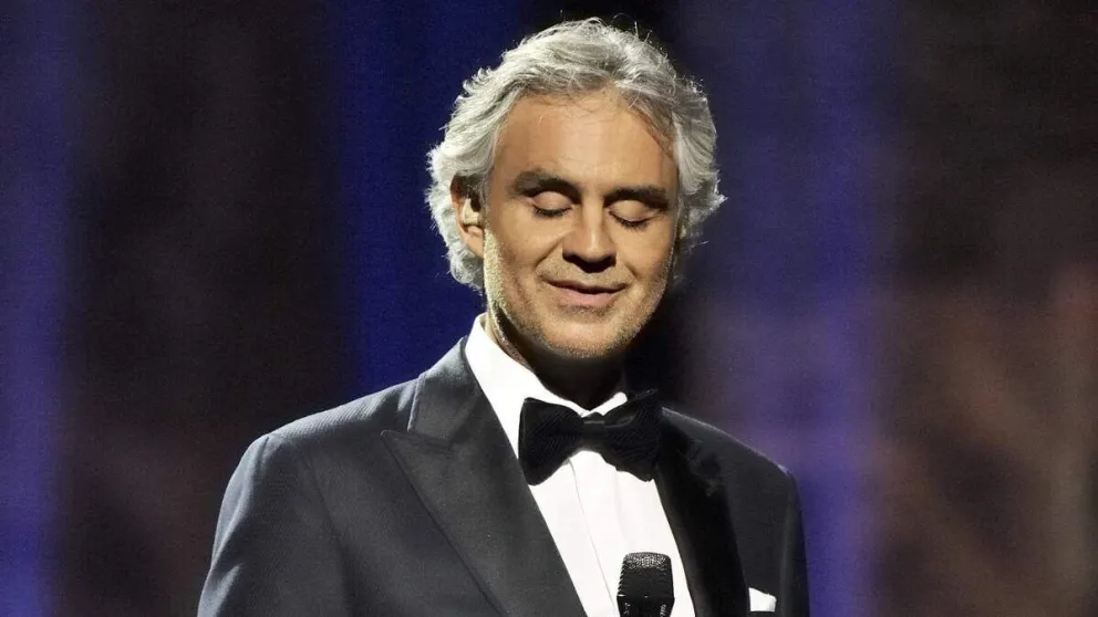 Andrea Bocelli. Fuente: (Twitter)