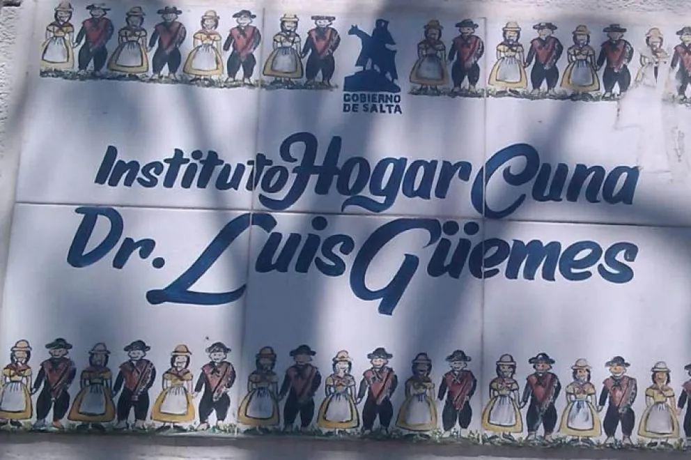 Hogar Cuna Dr. Luis Guemes. Fuente. Twitter