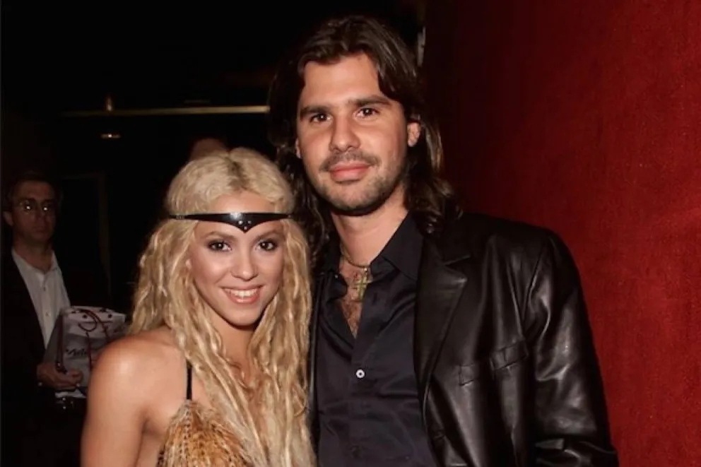 Antonio de la Rúa y Shakira. Fuente: Twitter