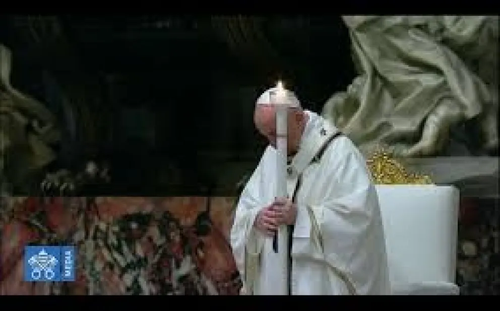 El papa Francisco y una petición especial en la Vigilia Pascual