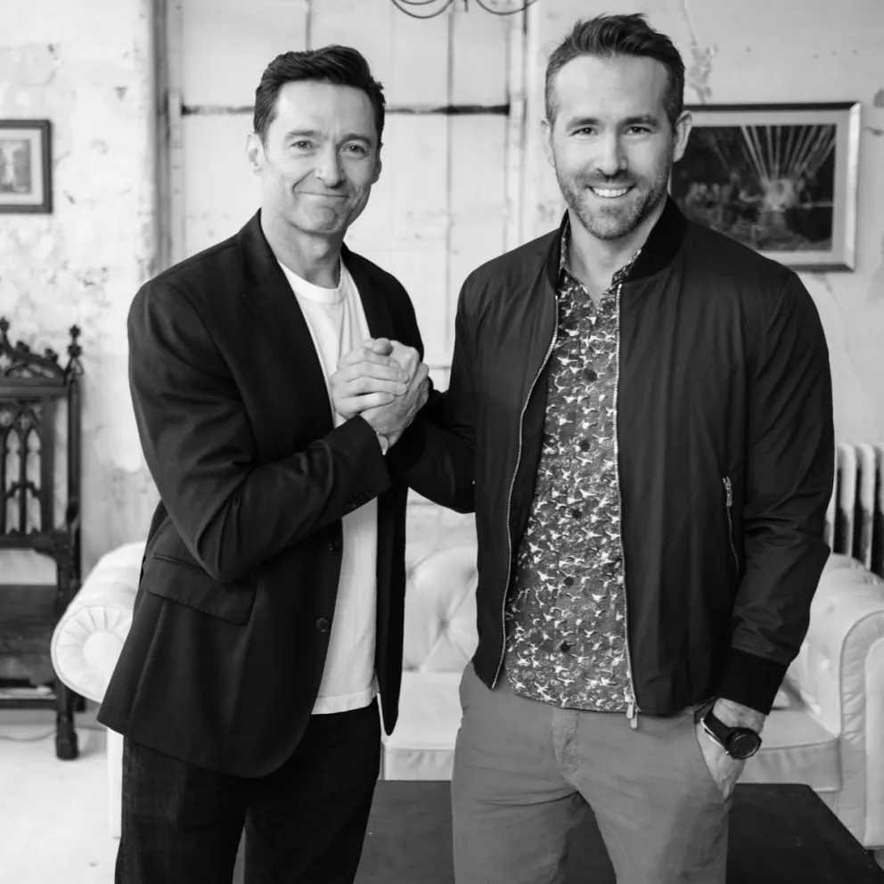 Hugh Jackman y Ryan Reynolds. Fuente (Instagram)