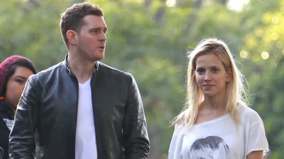 Luisana Lopilato y Michael Bublé. Fuente: Twitter