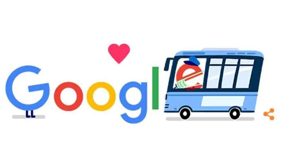 Coronavirus: el doodle de Google agradece a los trabajadores del transporte público