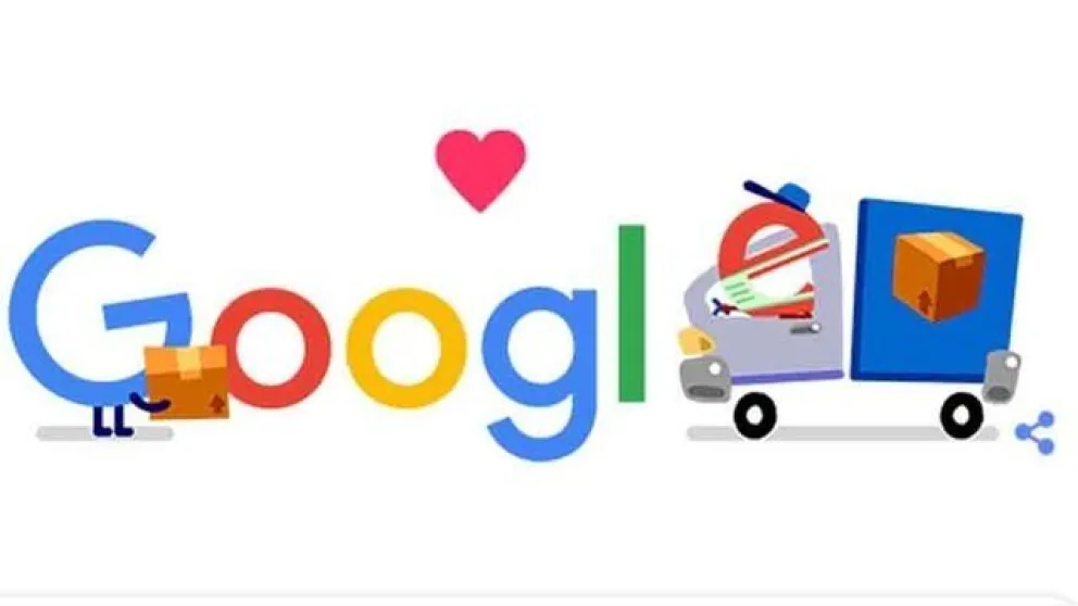 Coronavirus: Google y el doodle a los encargados de empaquetar y completar envíos