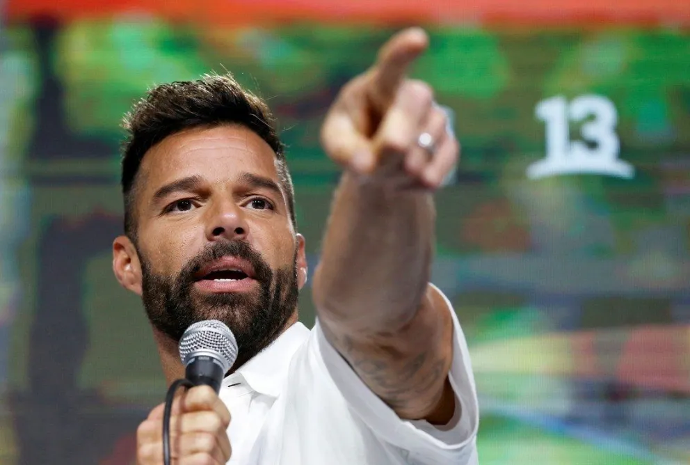 Ricky Martin. Fuente: Twitter