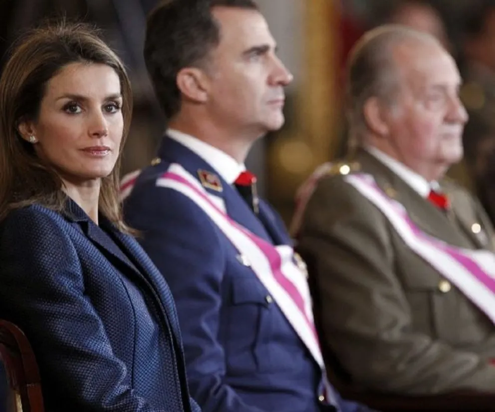 Letizia, Felipe VI y Juan Carlos I (Fuente Instagram).