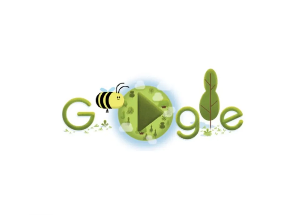 Día de la Tierra 2020: ¡Google dedica su doodle a las abejas!