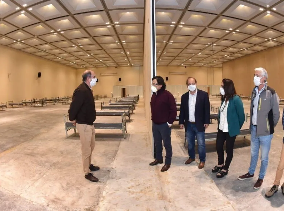 Continúan los trabajos en el centro de recuperación Covid-19 de Limache