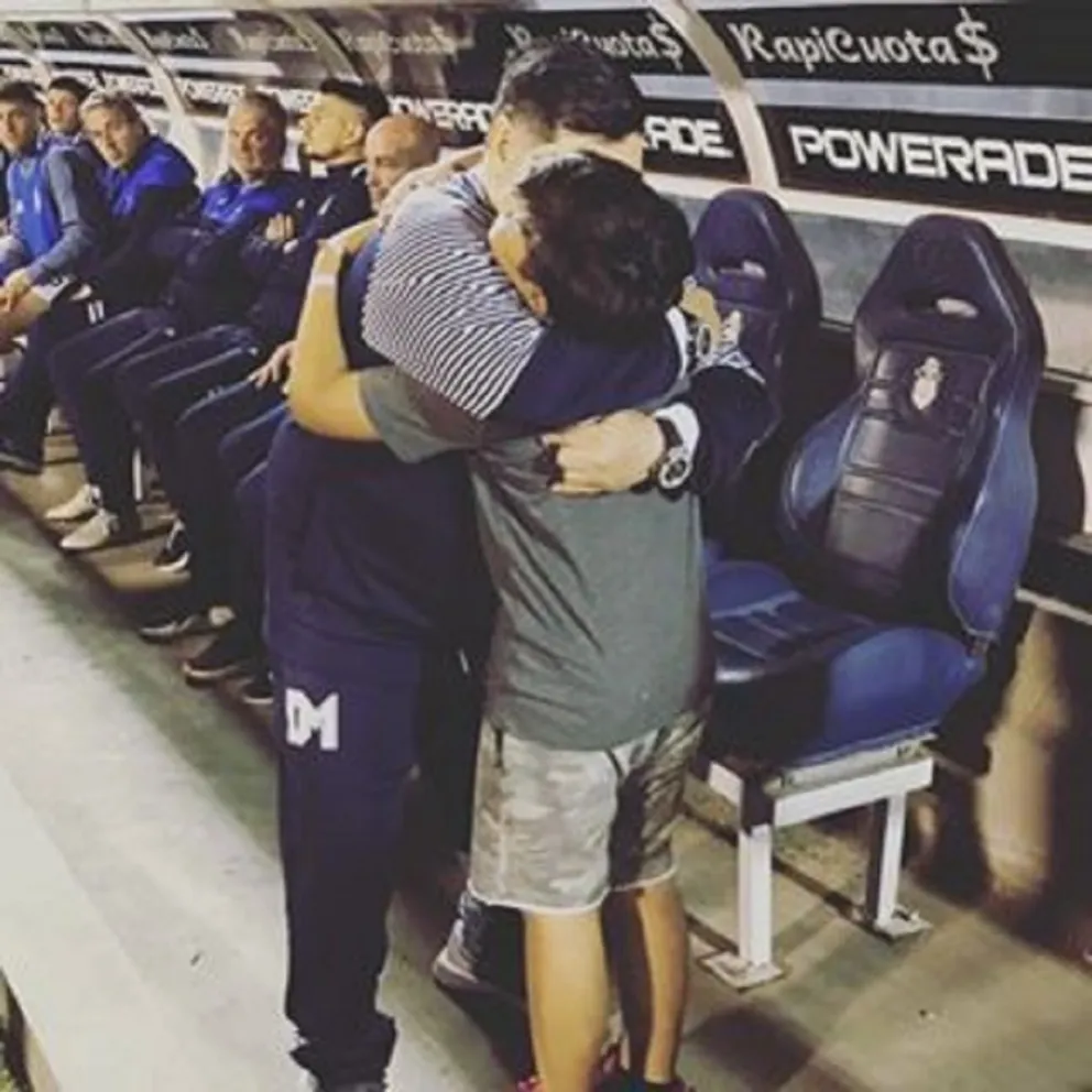 Diego emocinó a todos (Fuente:Instgram)