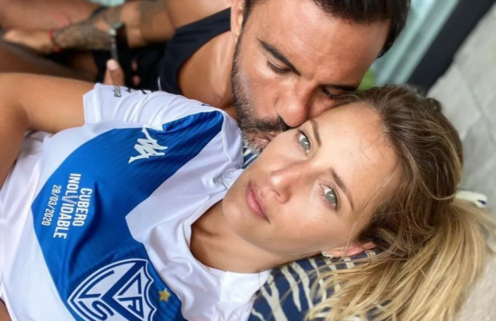 Mica Viciconte y Fabián Cubero. Fuente: (Instagram)