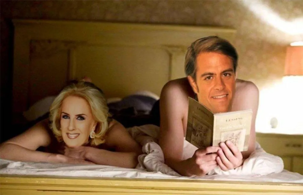 Mirtha Legrand y Mike Amigorena. Fuente: (Twitter)