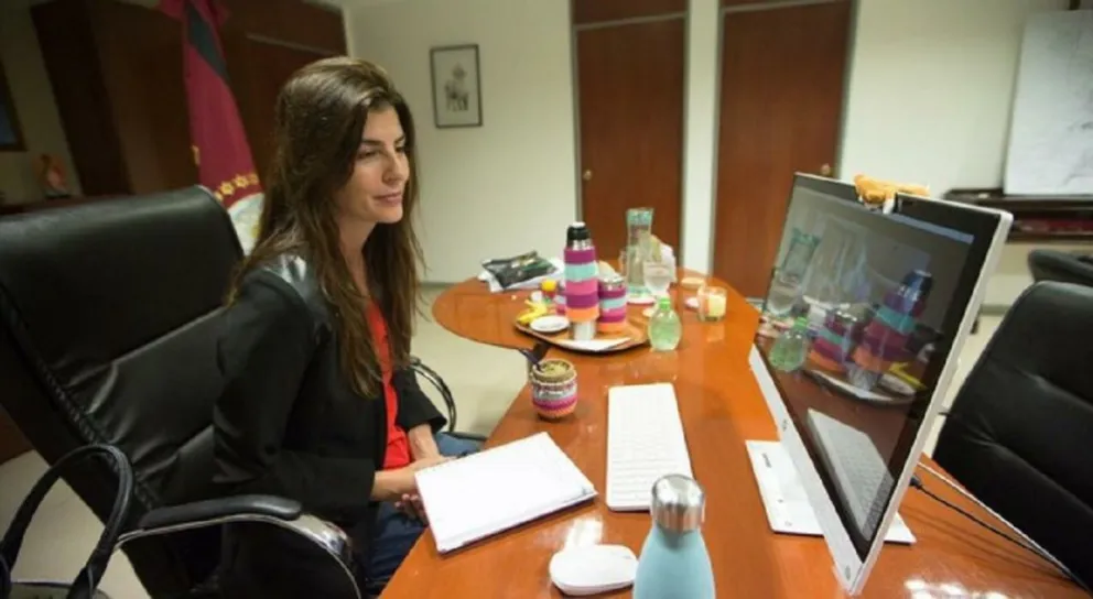 A través de una videoconferencia, Bettina Romero se reunió con Horacio Rodríguez Larreta