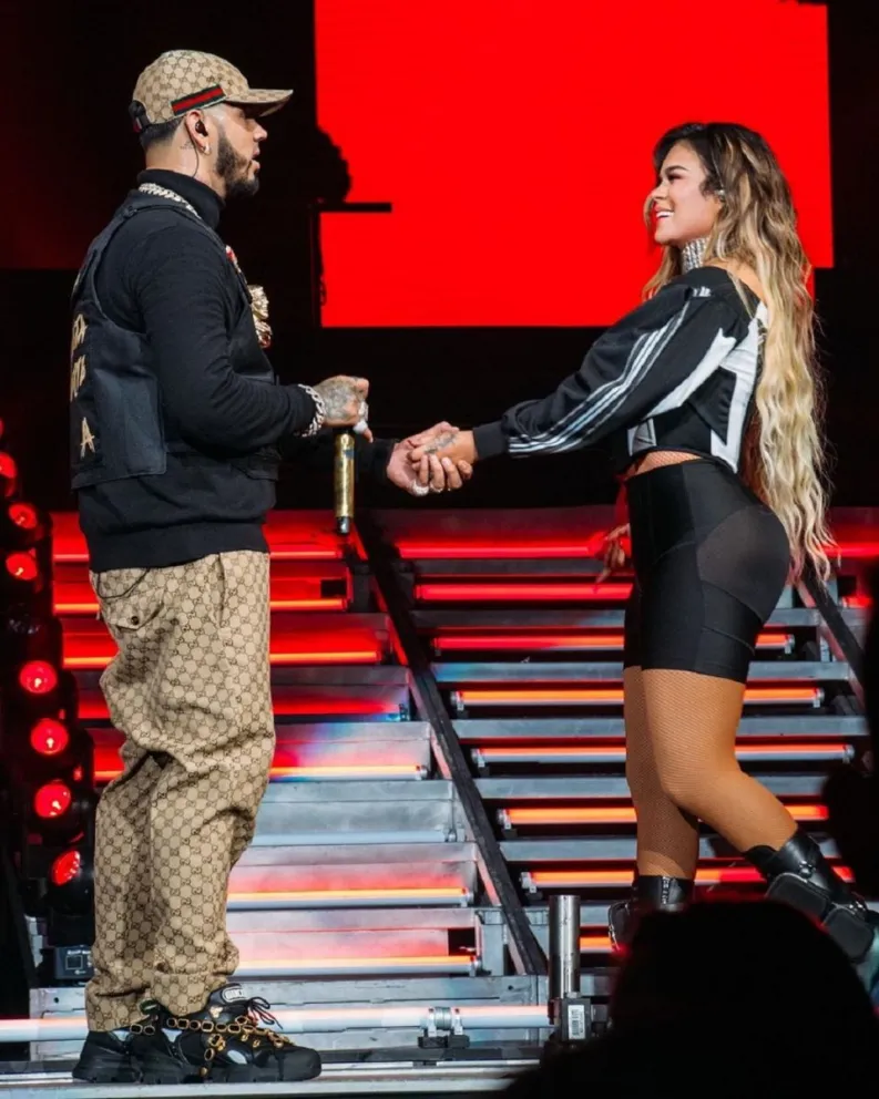 Karol G y Anuel AA. Fuente (Instagram)