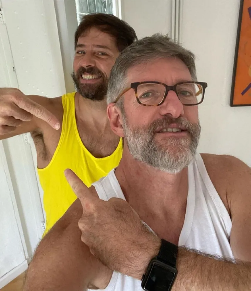 Luis Novaresio y pareja. Fuente: (Instagram)