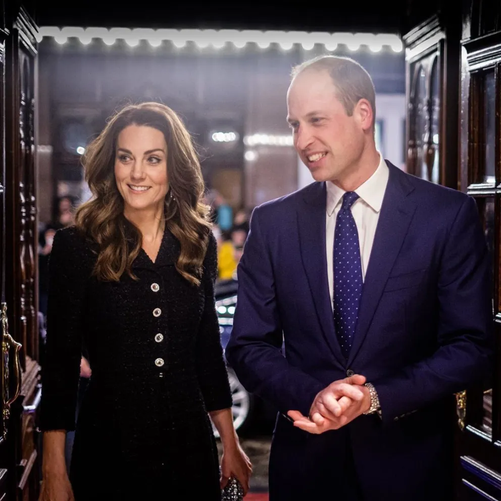 El príncipe William y Kate Middleton. Fuente: Twitter