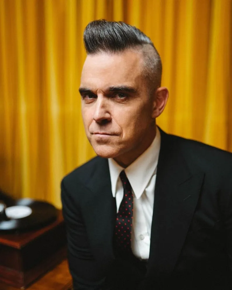 Robbie Williams. Fuente: Twitter