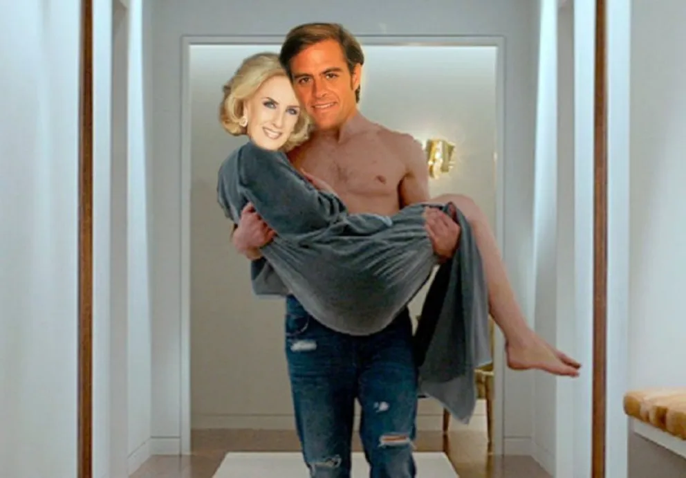 Mirtha Legrand y Mike Amigorena. Fuente: (Twitter)
