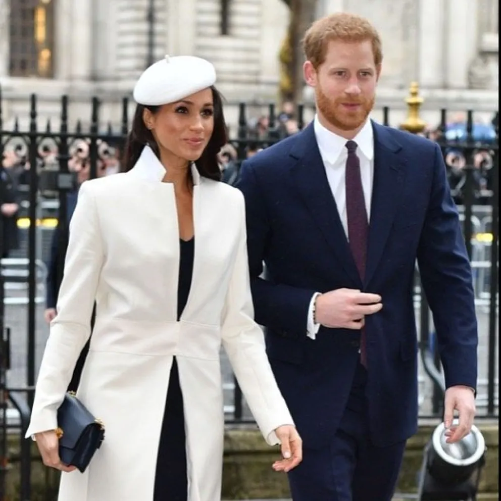 el príncipe Harry y Meghan Markle. Fuente: Twitter