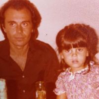 Florencia Peña junto a su padre. Fuente: (Instagram)