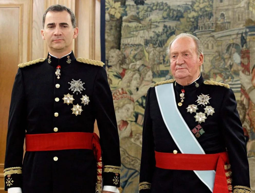 Rey Felipe VI y Rey Juan Carlos. Fuente (Instagram)