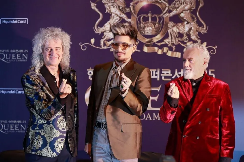 Queen y Adam Lambert. Fuente (Instagram)