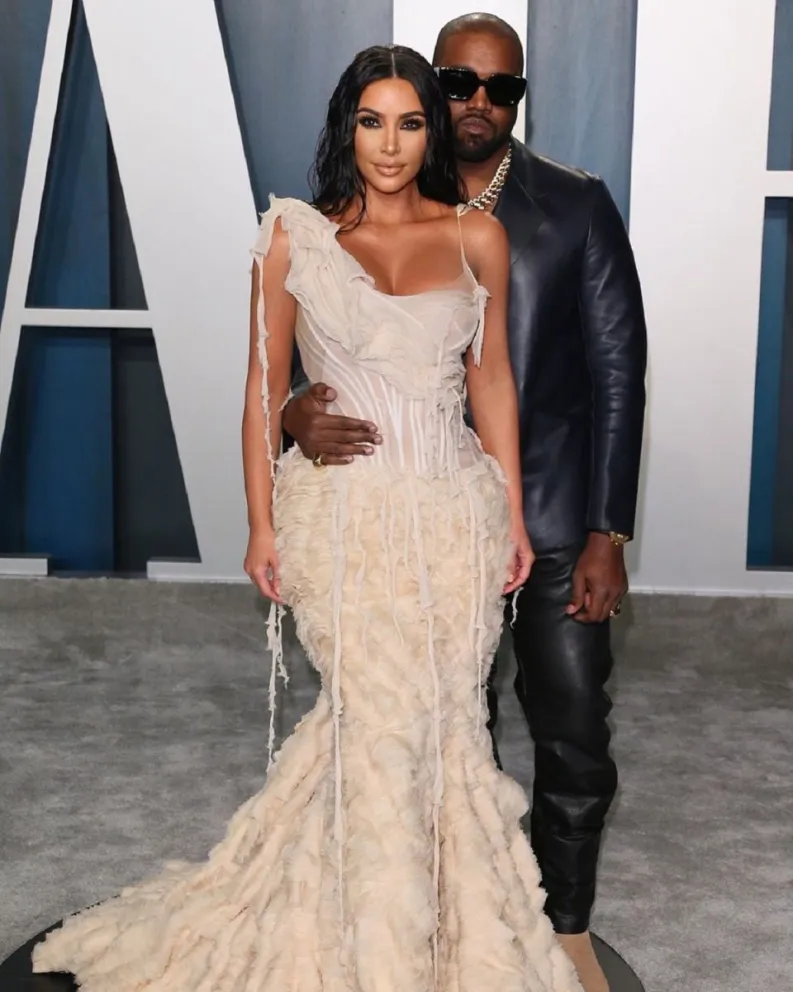Kim y Kanye (Fuente: Instagram)