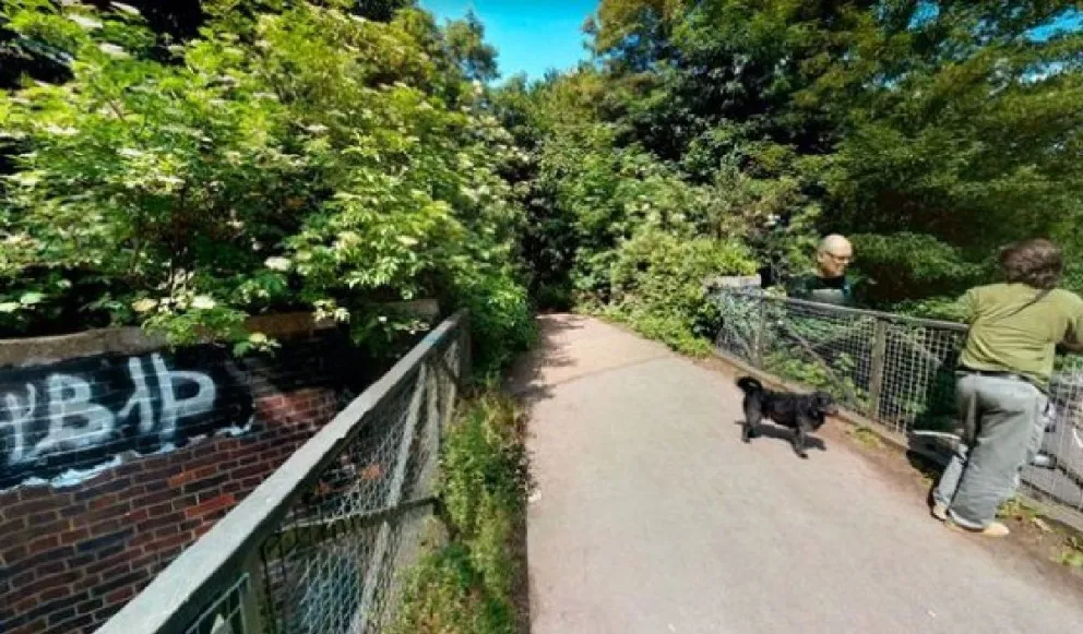 ¿Fantasmas en el Parque? (Fuente: Twitter)