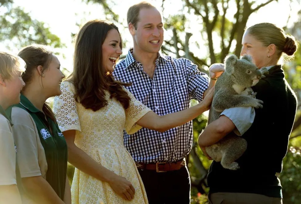 El príncipe William y Kate Middleton. Fuente: Twitter