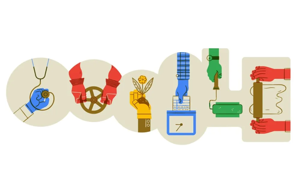 Google celebra el Día del Trabajador con un doodle especial [VIDEO]