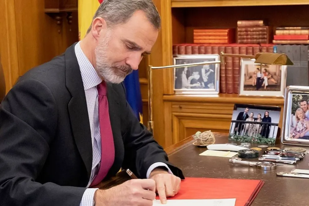 Rey Felipe de España (Fuente Instagram).