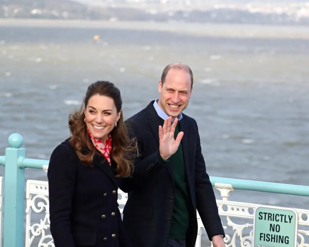 El príncipe William y Kate Middleton. Fuente: Twitter