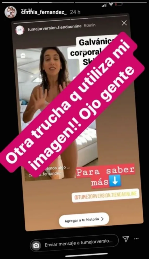 ¿Cuál es cuál?  ¡Duplicaron a Cinthia! (Instagram)