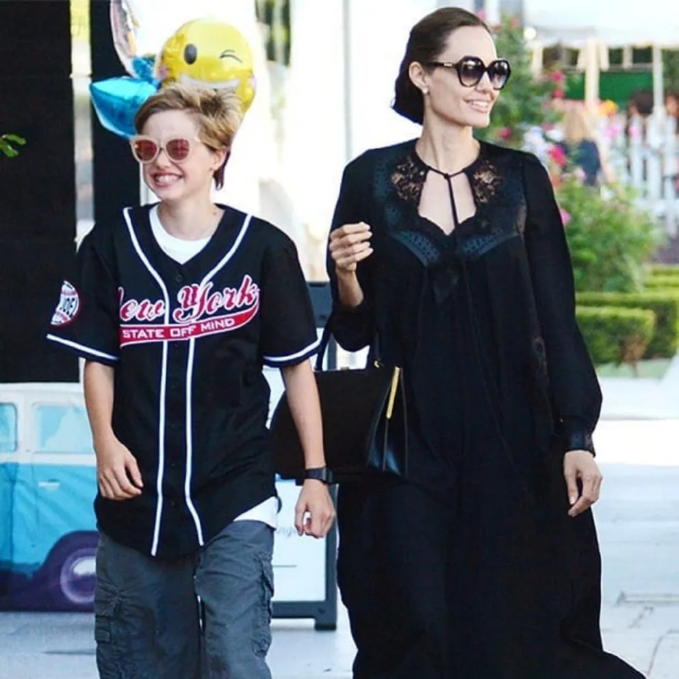 Angelina Jolie  y Shiloh (Fuente: Instagram)