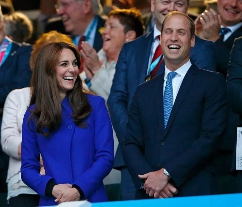 El príncipe William y Kate Middleton. Fuente: Twitter