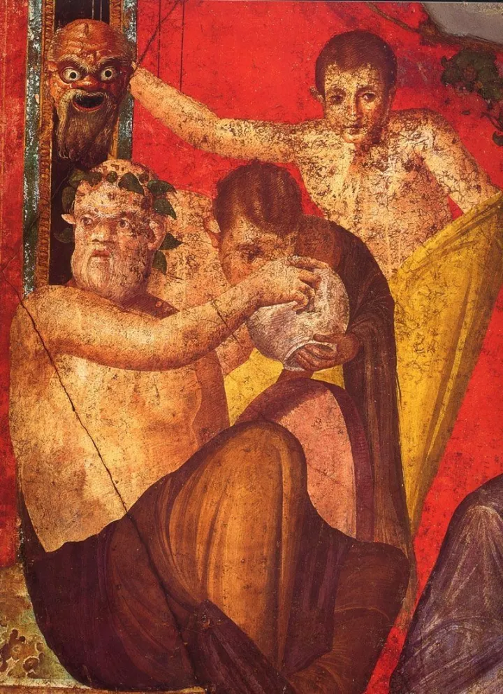 Frescos de la Villa de los Misterios de Pompeya, Roma