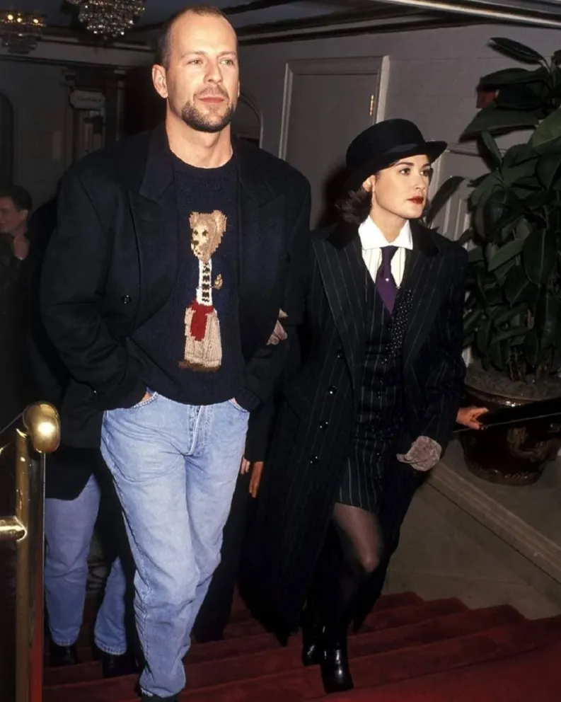 Demi Moore y Bruce Willis. Fuente (Instagram)