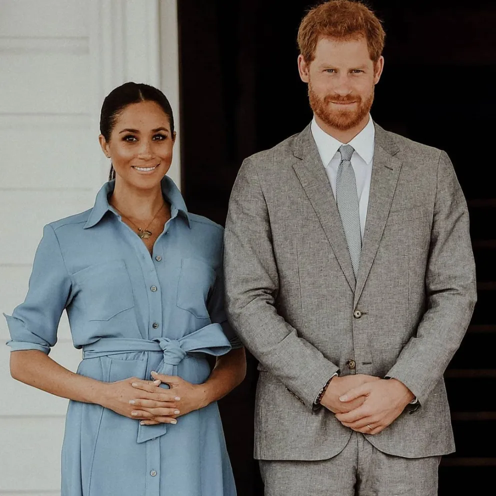 el príncipe Harry y Meghan Markle. Fuente: Twitter